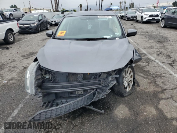 2019 Nissan Sentra SV with VIN 3N1AB7AP7KY401723, listed as a Copart auction lot 48760795 with Not Provided miles and Salvage Title. Bid and sale history available at DreamBid. Image 5.