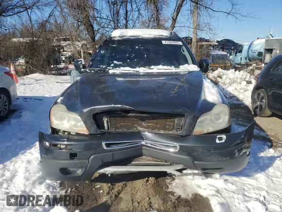 2012 Volvo XC90 with VIN YV4952CZ4C1608629, listed as a Copart auction lot 41564605 with 0 mi miles and Salvage Title. Bid and sale history available at carsss.com. Image 5.