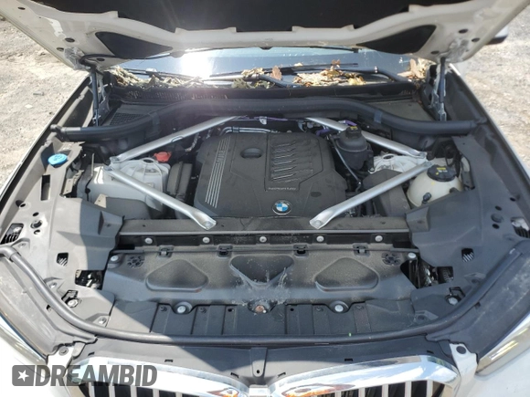 2023 BMW X5 xDrive40i with VIN 5UXCR6C03P9P75351, listed as a Copart auction lot 61465655 with 24,883 mi miles and Salvage title. Bid and sale history available at DreamBid. Image 12.