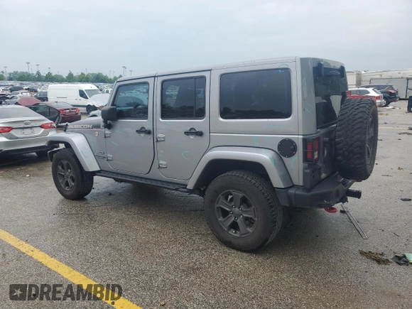 2018 Jeep Wrangler Unlimited Rubicon Recon with VIN 1C4BJWFGXJL814198, listed as a Copart auction lot 59434645 with 43,931 mi miles and Salvage title. Bid and sale history available at DreamBid. Image 2.