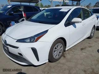 2020 Toyota Prius L Eco with VIN JTDKARFU3L3124142, listed as a IAAI auction lot 41726512 with 275,963 mi miles. Bid and sale history available at carsss.com. Image 18.