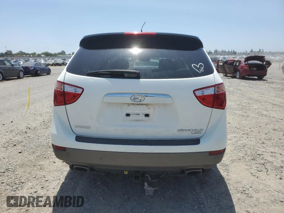 2007 Hyundai Veracruz GLS with VIN KM8NU73C07U012494, listed as a Copart auction lot 58548165 with 148,010 mi miles and Salvage title. Bid and sale history available at DreamBid. Image 6.