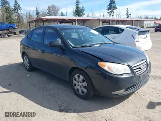 2009 Hyundai Elantra GLS PZEV with VIN KMHDU46D39U655164, listed as a IAAI auction lot 41895226 with 271,144 mi miles. Bid and sale history available at carsss.com. Image 1.
