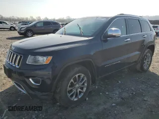 2014 Jeep Grand Cherokee Limited z VIN 1C4RJFBG2EC566376, wystawiony jako Copart lot #52432305 z przebiegiem 122 639 mil mil oraz Szkoda całkowita • Salvage title. Historia ofert i sprzedaży dostępna na DreamBid. Obrazek 1.