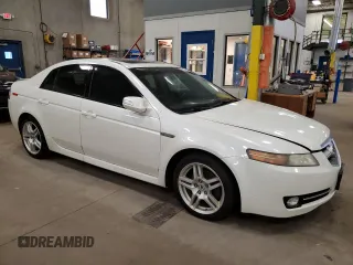 2008 Acura TL with VIN 19UUA66278A047513, listed as a Copart auction lot 52823445 with 240,533 mi miles and Salvage Title. Bid and sale history available at carsss.com. Image 4.