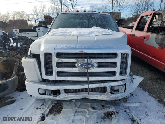 2008 Ford Super Duty F-350 DRW XL with VIN 1FTWW33R58EA65591, listed as a Copart auction lot 88522395 with 0 mi miles and Salvage Title. Bid and sale history available at carsss.com. Image 5.