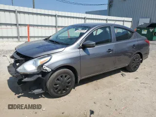 2017 Nissan Versa S with VIN 3N1CN7AP6HL849747, listed as a Copart auction lot 62293315 with 155,324 mi miles and Salvage title. Bid and sale history available at DreamBid. Image 1.