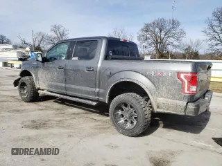 2017 Ford F-150 XL with VIN 1FTEW1EG8HFC84714, listed as a Copart auction lot 44227695 with 147,441 mi miles and Salvage Title. Bid and sale history available at carsss.com. Image 2.