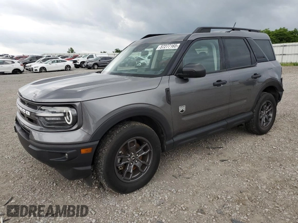 2023 Ford Bronco Sport Big Bend с VIN 3FMCR9B66PRD43264, выставлен на аукционе Copart как лот 57277165 с пробегом 47 892 миль миль и Списание • Salvage title. История ставок и продаж доступна на DreamBid. Изображение 1.