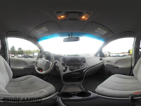 2014 Toyota Sienna LE AAS with VIN 5TDKK3DC0ES487830, listed as a IAAI auction lot 42216342 with 155,973 mi miles and . Bid and sale history available at carsss.com. Image 18.