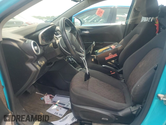 2020 Chevrolet Sonic LT with VIN 1G1JD6SB1L4104240, listed as a Copart auction lot 59625415 with 79,079 mi miles and Salvage title. Bid and sale history available at DreamBid. Image 7.