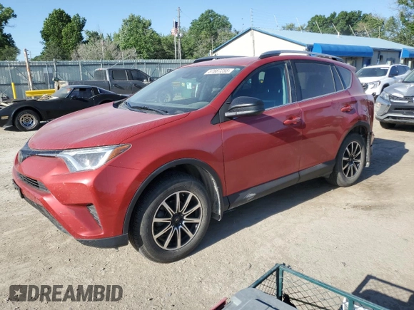 2017 Toyota RAV4 LE with VIN 2T3BFREV9HW543578, listed as a Copart auction lot 57887255 with 97,688 mi miles and Salvage title. Bid and sale history available at DreamBid. Image 1.