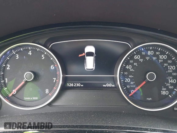 2014 Volkswagen Touareg Sport with VIN WVGEF9BP2ED007904, listed as a IAAI auction lot 41960811 with 126,230 mi miles and . Bid and sale history available at DreamBid. Image 7.