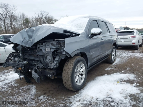 2022 Chevrolet Tahoe Premier with VIN 1GNSKSKD6NR145066, listed as a IAAI auction lot 41338354 with 82,694 mi miles. Bid and sale history available at carsss.com. Image 19.