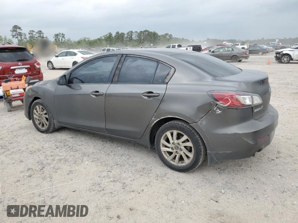 2013 Mazda 3 i Touring with VIN JM1BL1V7XD1835812, listed as a Copart auction lot 51636365 with 147,581 mi miles and Salvage title. Bid and sale history available at DreamBid. Image 2.
