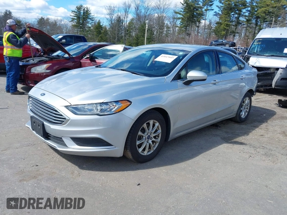 2017 Ford Fusion S with VIN 3FA6P0G71HR150774, listed as a IAAI auction lot 41847045 with 97,599 mi miles. Bid and sale history available at carsss.com. Image 18.