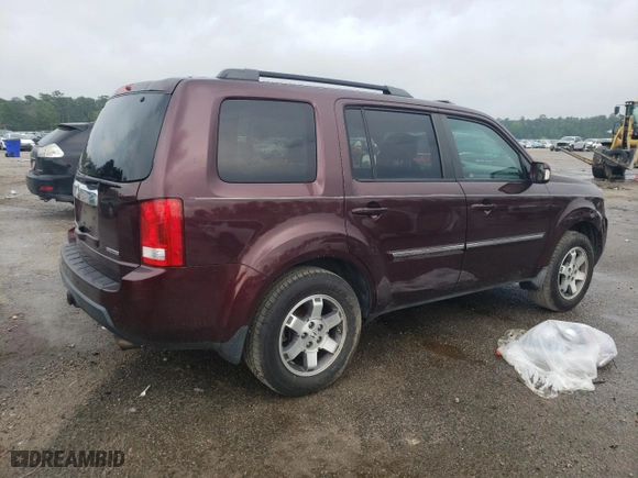2009 Honda Pilot Touring with VIN 5FNYF38819B016817, listed as a Copart auction lot 54151665 with 274,457 mi miles and Clean Title. Bid and sale history available at carsss.com. Image 3.