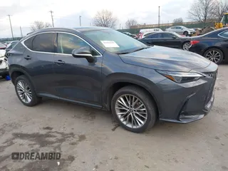2023 Lexus NX with VIN 2T2HGCEZ2PC024481, listed as a IAAI auction lot 41203195 with 1 mi miles. Bid and sale history available at carsss.com. Image 1.