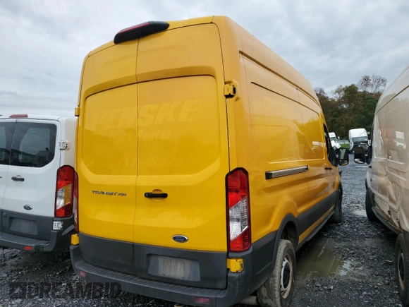 2021 Ford Transit Cargo with VIN 1FTBR1X88MKA46413, listed as a Copart auction lot 73707474 with 91,829 mi miles and Salvage Title. Bid and sale history available at DreamBid. Image 3.