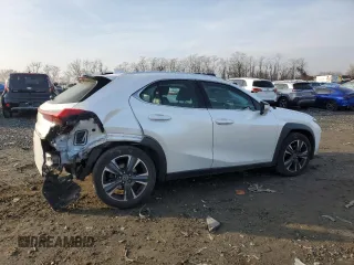2021 Lexus UX 200 with VIN JTHX3JBH4M2037480, listed as a Copart auction lot 86453554 with 72,699 mi miles and Salvage title. Bid and sale history available at DreamBid. Image 3.