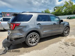 2016 Ford Explorer Sport with VIN 1FM5K8GT1GGC55736, listed as a Copart auction lot 62737955 with 104,413 mi miles and Non repairable. Bid and sale history available at DreamBid. Image 3.