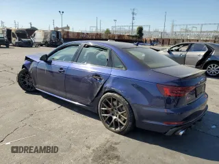 2018 Audi S4 Premium Plus with VIN WAUB4AF47JA145008, listed as a Copart auction lot 76838024 with 64,701 mi miles and Salvage Title. Bid and sale history available at carsss.com. Image 2.