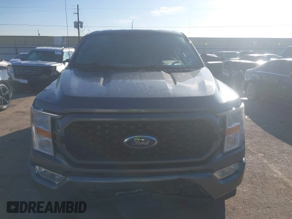 2021 Ford F-150 XL with VIN 1FTEW1C56MFA89903, listed as a IAAI auction lot 41657308 with 105,626 mi miles. Bid and sale history available at carsss.com. Image 12.
