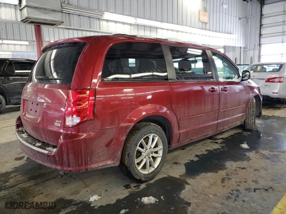 2014 Dodge Grand Caravan SXT with VIN 2C4RDGCG5ER181932, listed as a Copart auction lot 45813015 with 110,805 mi miles and Salvage Title. Bid and sale history available at carsss.com. Image 3.