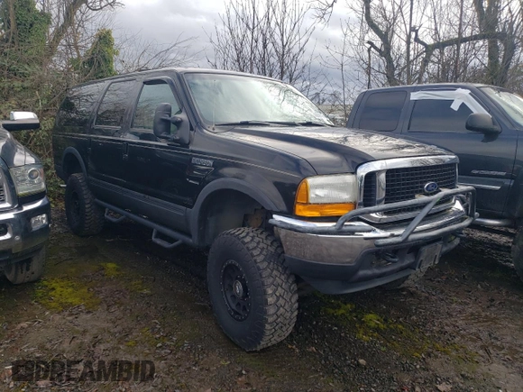 2001 Ford Excursion Limited z VIN 1FMNU43S41EC44930, wystawiony jako Copart lot #48939145 z przebiegiem 206 965 mil mil oraz Czysty tytuł • Clean title. Historia ofert i sprzedaży dostępna na DreamBid. Obrazek 4.