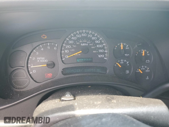 2004 Chevrolet Tahoe LT with VIN 1GNEC13Z84R196100, listed as a Copart auction lot 62810484 with 220,759 mi miles and Salvage Title. Bid and sale history available at carsss.com. Image 9.