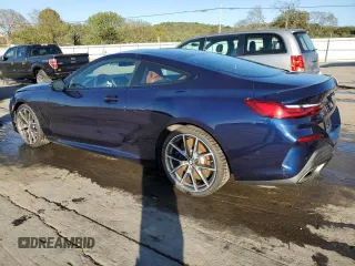 2019 BMW 8 Series M850i xDrive with VIN WBABC4C58KBU96541, listed as a Copart auction lot 75816644 with 24,078 mi miles and Salvage Title. Bid and sale history available at carsss.com. Image 2.