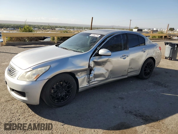 2007 Infiniti G35 Journey with VIN JNKBV61E57M709757, listed as a Copart auction lot 73762714 with Not Provided miles and Salvage Title. Bid and sale history available at DreamBid. Image 1.