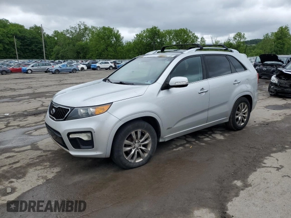2012 Kia Sorento SX with VIN 5XYKWDA29CG267330, listed as a Copart auction lot 58859445 with 208,264 mi miles and Clean title. Bid and sale history available at DreamBid. Image 1.