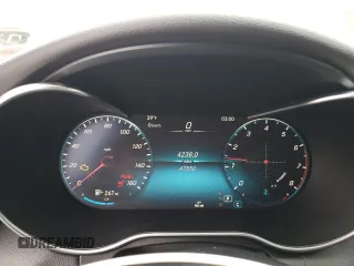 2021 Mercedes-Benz C 300 with VIN W1KWF8DBXMR647273, listed as a Copart auction lot 45994005 with 47,550 mi miles and Salvage Title. Bid and sale history available at DreamBid. Image 9.