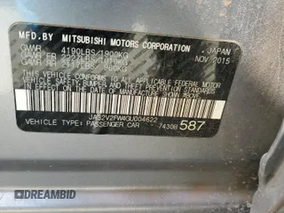 2016 Mitsubishi Lancer SE with VIN JA32V2FW4GU004622, listed as a Copart auction lot 51445805 with 141,689 mi miles and Salvage Title. Bid and sale history available at carsss.com. Image 13.
