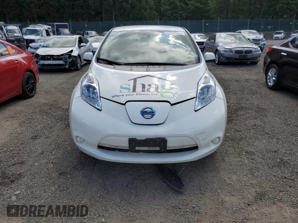2016 Nissan LEAF S with VIN 1N4BZ0CP3GC307667, listed as a Copart auction lot 54147633 with 18,907 mi miles. Bid and sale history available at carsss.com. Image 5.