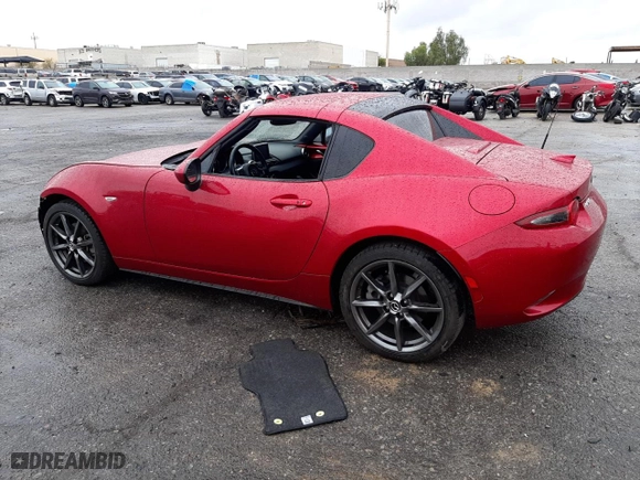 2017 Mazda MX-5 Miata RF Grand Touring with VIN JM1NDAM72H0104797, listed as a Copart auction lot 43867174 with 48,630 mi miles. Bid and sale history available at carsss.com. Image 2.