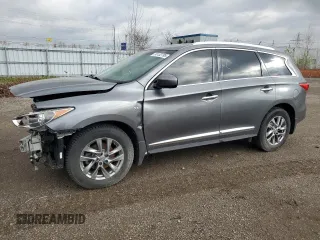 2015 Infiniti QX60 with VIN 5N1AL0MM6FC508064, listed as a Copart auction lot 55132795 with Not provided miles and Salvage title. Bid and sale history available at DreamBid. Image 1.