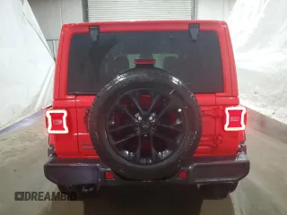 2025 Jeep Wrangler Sahara with VIN 1C4RJXP67SW577826, listed as a Copart auction lot 57946505 with 2,006 mi miles and Clean title. Bid and sale history available at DreamBid. Image 6.