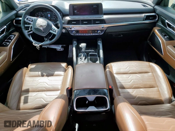 2022 Kia Telluride SX with VIN 5XYP5DHC7NG225071, listed as a Copart auction lot 58676865 with 92,055 mi miles and Salvage title. Bid and sale history available at DreamBid. Image 8.
