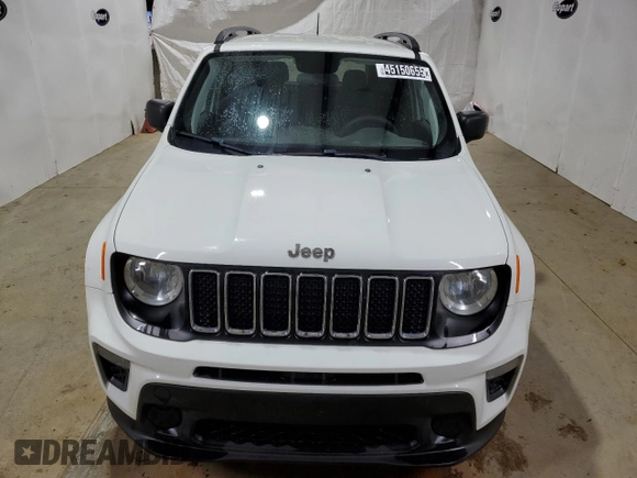 2020 Jeep Renegade Sport with VIN ZACNJAA1XLPM05908, listed as a Copart auction lot 45150655 with 23,746 mi miles and Clean Title. Bid and sale history available at carsss.com. Image 5.