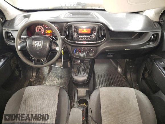 2016 Ram ProMaster City Cargo Tradesman with VIN ZFBERFAT9G6A94237, listed as a Copart auction lot 85283334 with 131,206 mi miles and Salvage title. Bid and sale history available at DreamBid. Image 8.