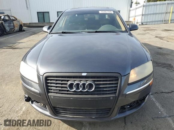 2006 Audi A8 4.2L with VIN WAUML44E56N005452, listed as a Copart auction lot 45967765 with 175,697 mi miles and Salvage title. Bid and sale history available at DreamBid. Image 5.