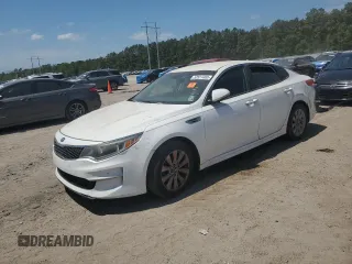 2016 Kia Optima EX with VIN 5XXGU4L35GG065760, listed as a Copart auction lot 53551465 with 0 mi miles and Clean Title. Bid and sale history available at carsss.com. Image 1.