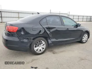 2014 Volkswagen Jetta SE with VIN 3VWD17AJ2EM381057, listed as a Copart auction lot 54267475 with 187,770 mi miles and Salvage title. Bid and sale history available at DreamBid. Image 3.