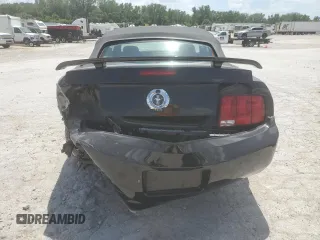 2005 Ford Mustang Deluxe with VIN 1ZVFT84N655254096, listed as a Copart auction lot 62481145 with 113,078 mi miles and Salvage title. Bid and sale history available at DreamBid. Image 6.
