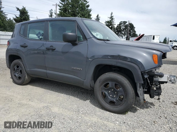 2021 Jeep Renegade Freedom with VIN ZACNJDAB7MPN34684, listed as a Copart auction lot 65636155 with Not provided miles and Clean title. Bid and sale history available at DreamBid. Image 4.