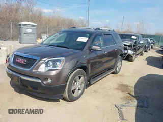 2012 GMC Acadia SLT1 with VIN 1GKKVRED0CJ211129, listed as a IAAI auction lot 41768238 with 131,982 mi miles and . Bid and sale history available at DreamBid. Image 2.