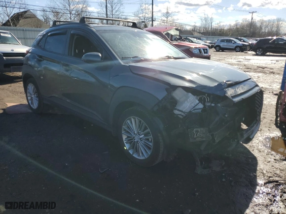 2018 Hyundai Kona SEL with VIN KM8K6CAA0JU180523, listed as a Copart auction lot 46173415 with 75,424 mi miles and Salvage Title. Bid and sale history available at carsss.com. Image 4.