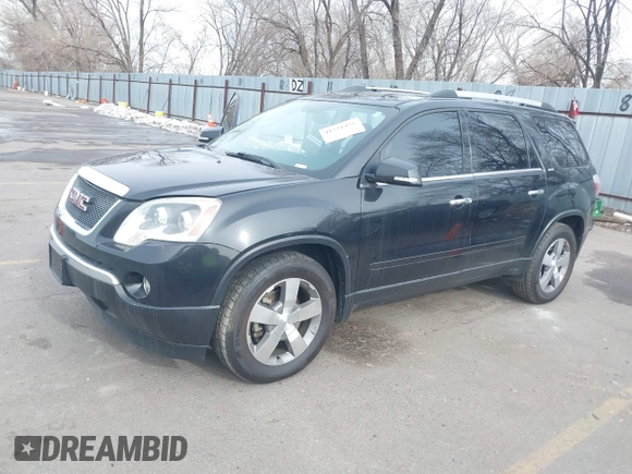 2011 GMC Acadia SLT1 with VIN 1GKKRRED4BJ419789, listed as a IAAI auction lot 41571475 with 167,030 mi miles. Bid and sale history available at carsss.com. Image 2.